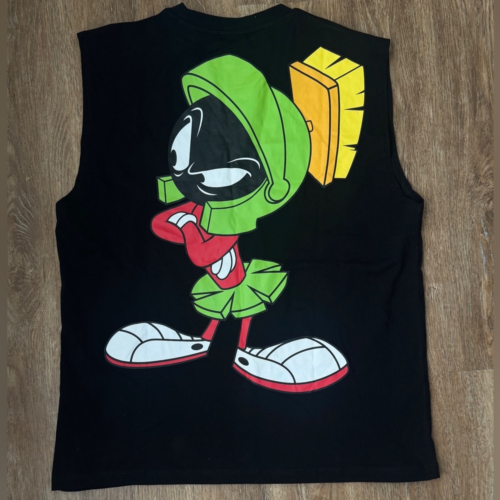 Black Marvin the Martian Graphic Tank Top - Picture 8 of 8